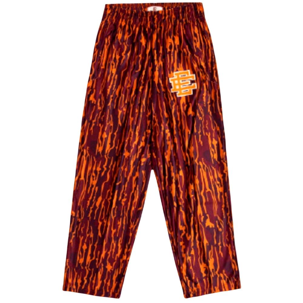Eric Emmanuel Rare EE Warm Up Orange Camo Pants Size XXL RN 153696 Made in NY